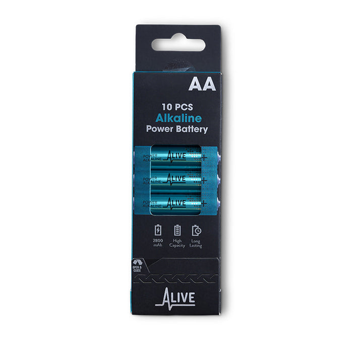 Alkaliskt batteri AA - 10 st