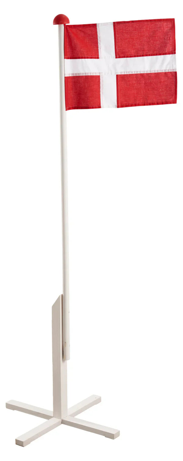 Dannebrogs golvflagga röd/vit H150 cm