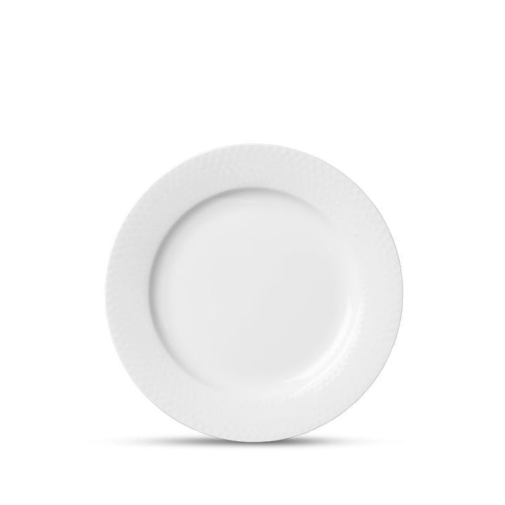 Lyngby Porslin - Rhombe platt tallrik vit 23 cm