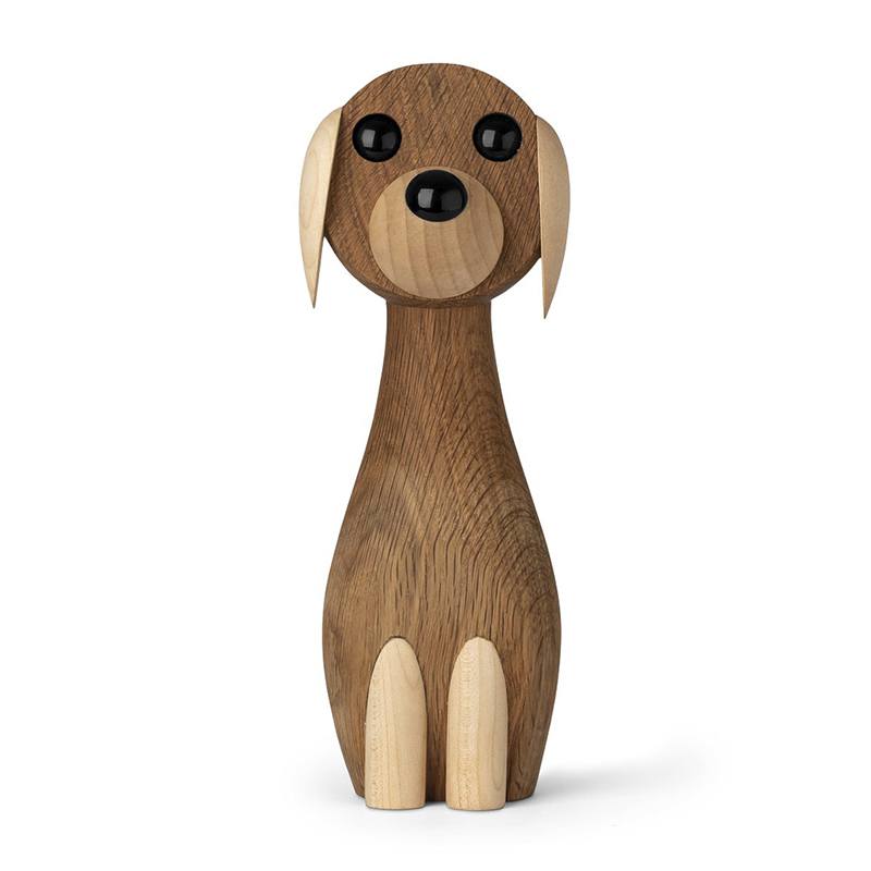 Gunnar Flørning - Hund ek - 24 cm