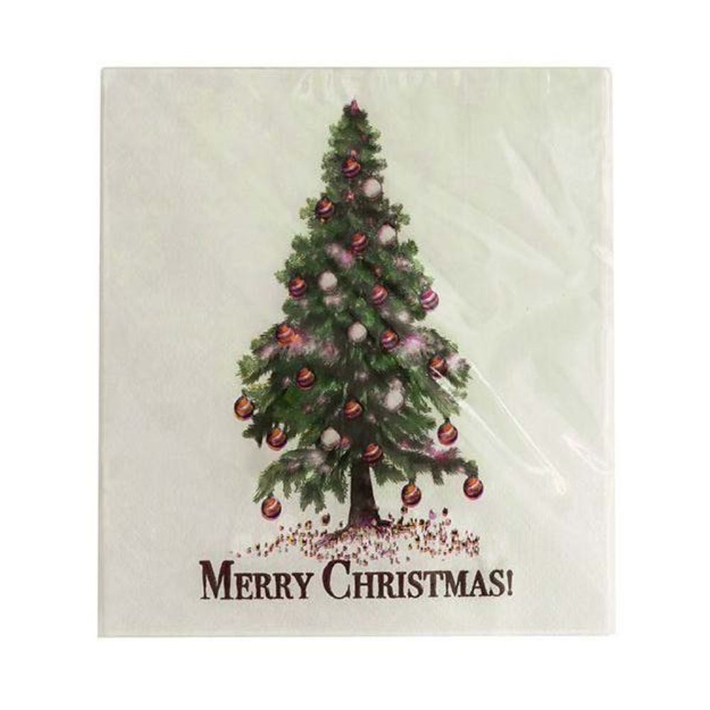 Juleservietter 20 stk. - Merry Christmas