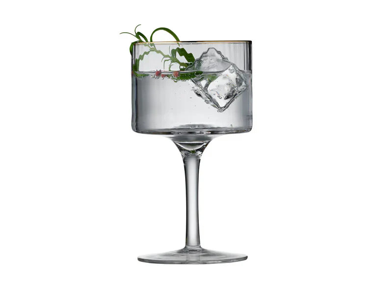 Lyngby Glas - Palermo Gold Gin &amp; tonic glas 32 cl - 4 st