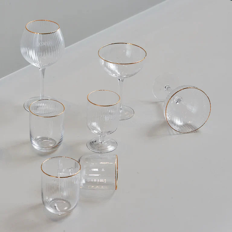 Lyngby Glas - Palermo Gold Gin &amp; tonic glas 32 cl - 4 st