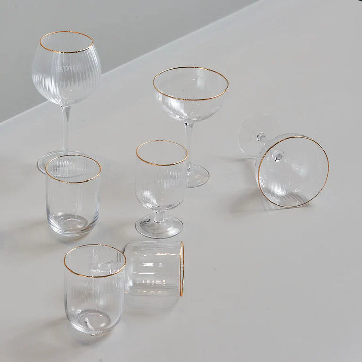 Lyngby Glas - Palermo Gold Gin &amp; tonic glas 32 cl - 4 st