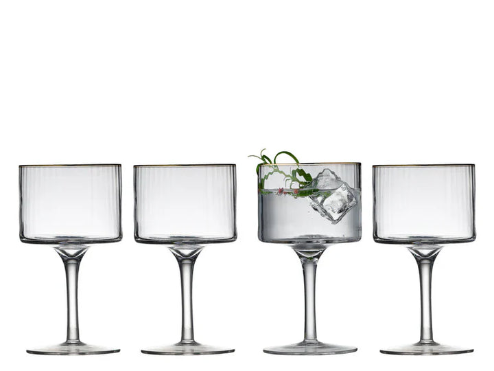 Lyngby Glas - Palermo Gold Gin &amp; tonic glas 32 cl - 4 st