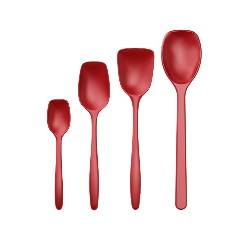 Rosti - Gryta och sked set 4 delar NYHET Classic Red