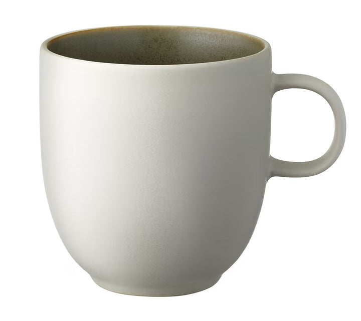 Studio Round - Mugg North 33 cl Matt vit/Matt mossa