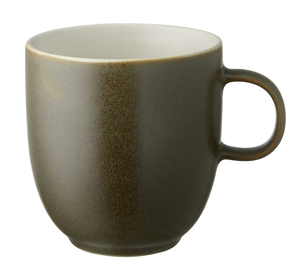 Studio Round - Mugg North 33 cl Matt mossa/Matt vit