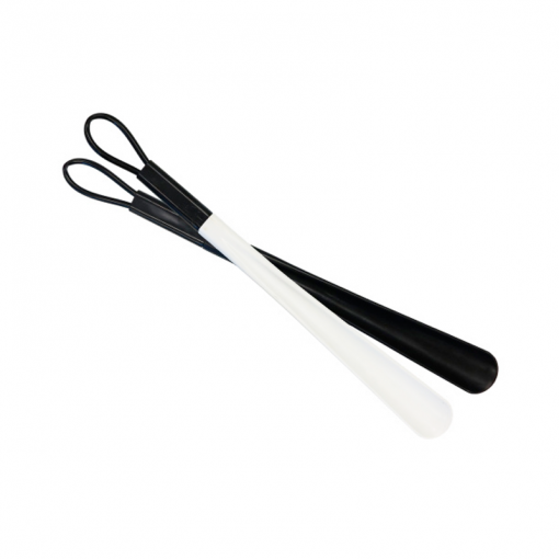 Skohorn plast svart/vit 49 cm