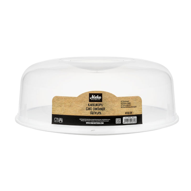 MAKU kakfat med lock plast 32x12,5 cm
