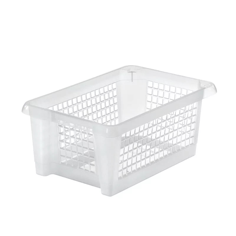 SmartStore Förvaringskorg Stapelbar Basic L Transparent - 42x28x17 cm