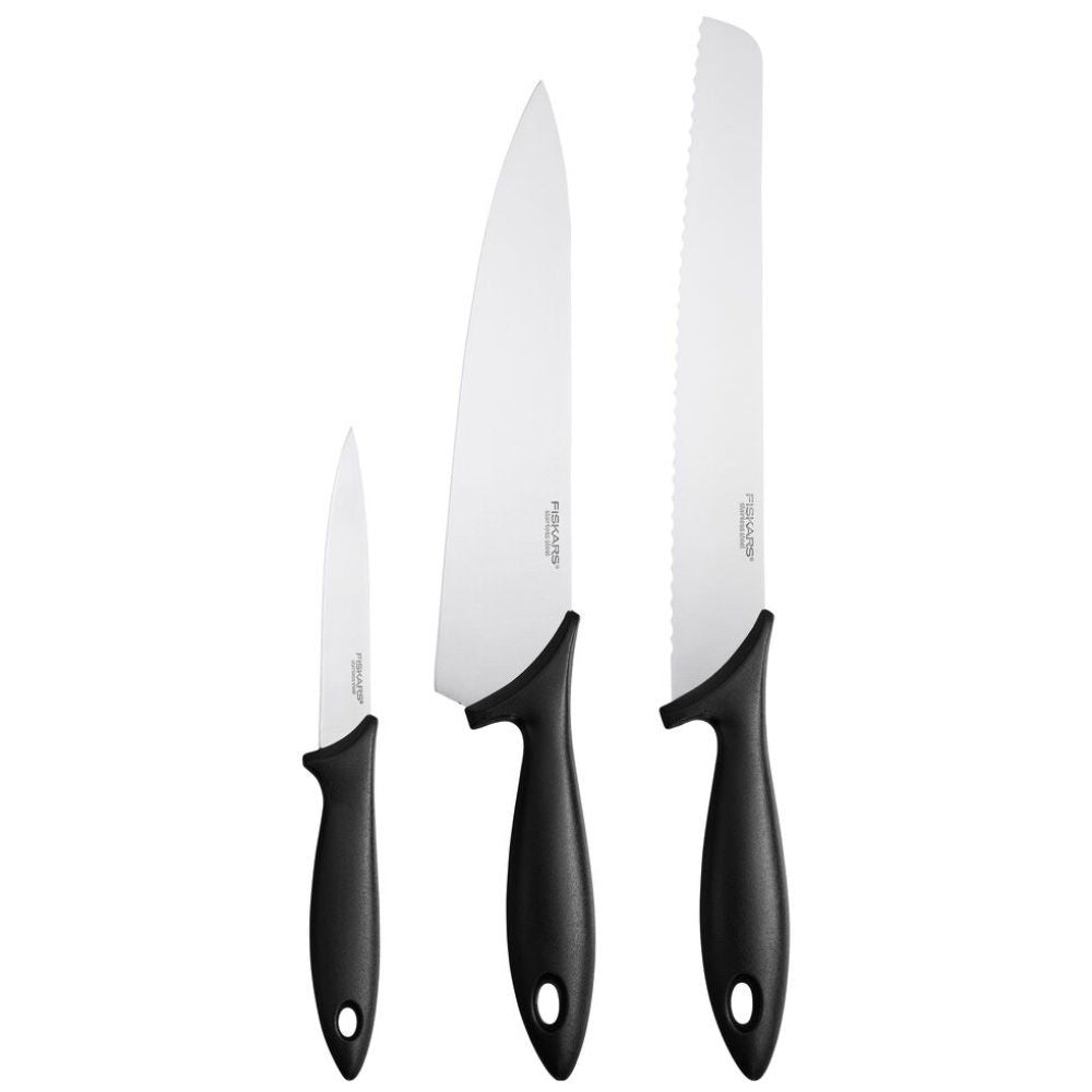 Fiskars Essential knivset 3 delar