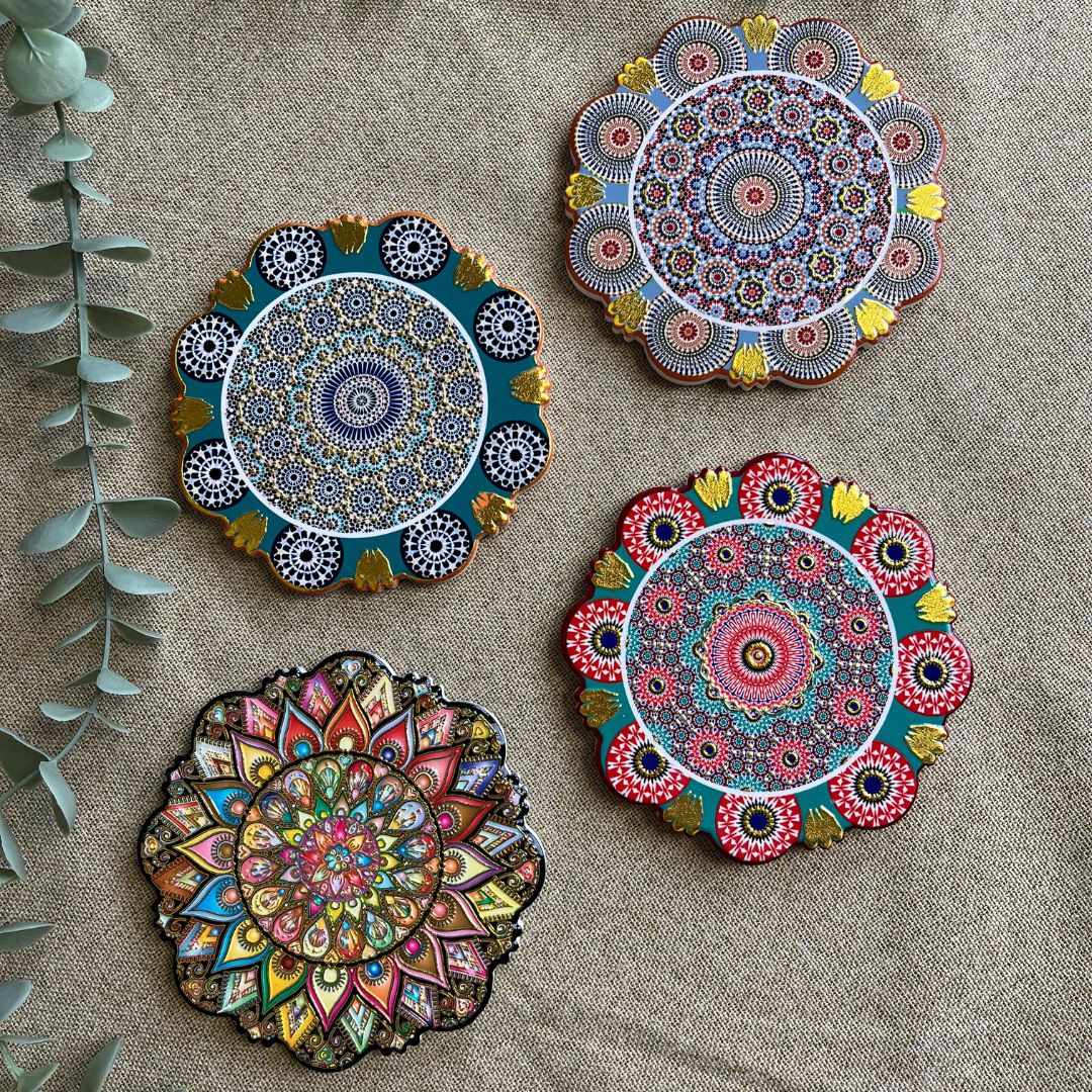 Glasdel i keramik 1 st. - assorterat motiv