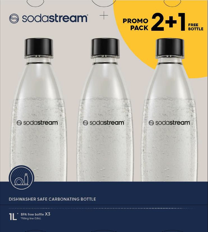 Sodastream - Flaskor 1 L - 3 st.