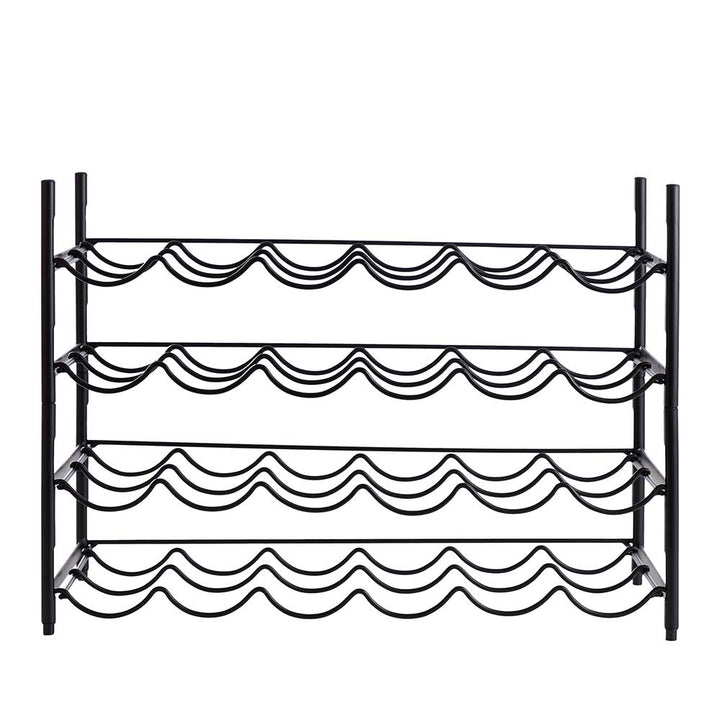 Day - Vinställ i svart stål - 57,5 x 26 x 21,5 cm