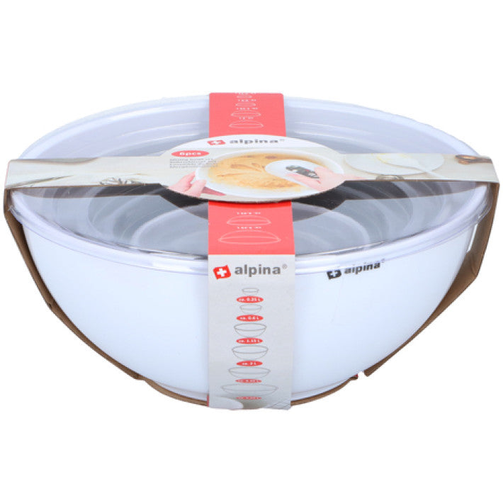 Alpina - Blandningsskålar, set med 6 delar.