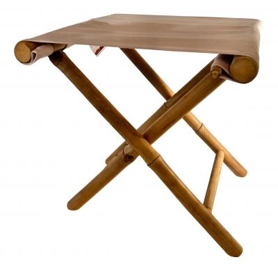 Pall med polyester 40x40x40 cm bambu natur