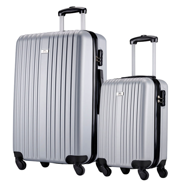 Slazenger - Resväskeset med 4 hjul 18+26 tum - silver