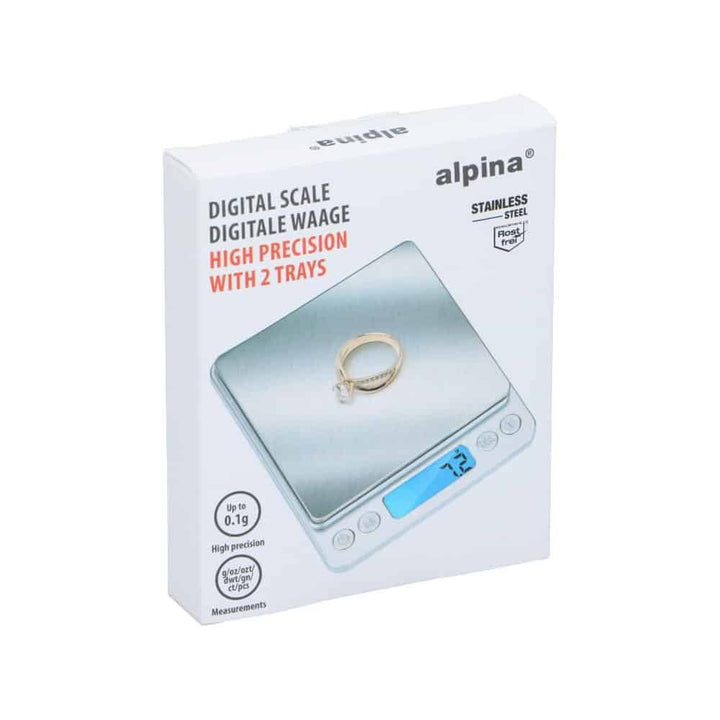 Alpina - Mikrovåg 0,1-3 Kg Med 2 Brickor