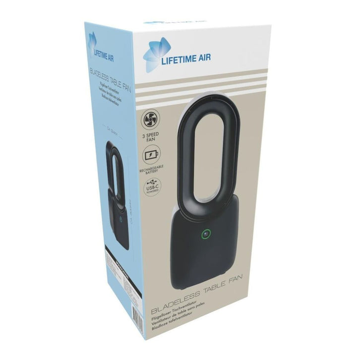 Bordventilator uden propel - USB opladning