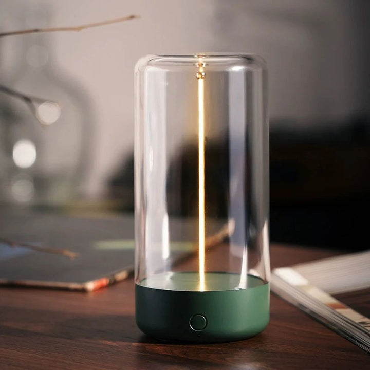 Magnetisk genopladelig lampe - Ø7x14,5 cm