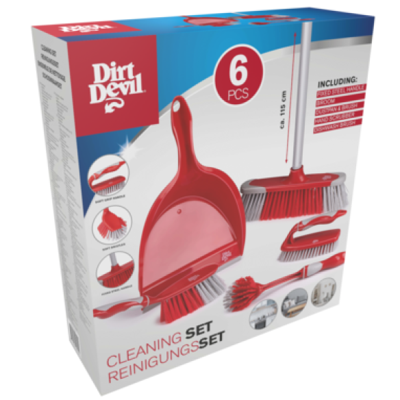 Dirt devil - Rengøringssæt 5 dele