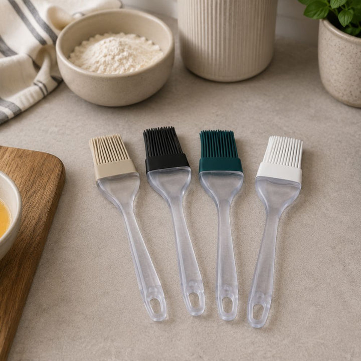Alpina - Bagepensel i silicone 1 stk. - assorteret farve