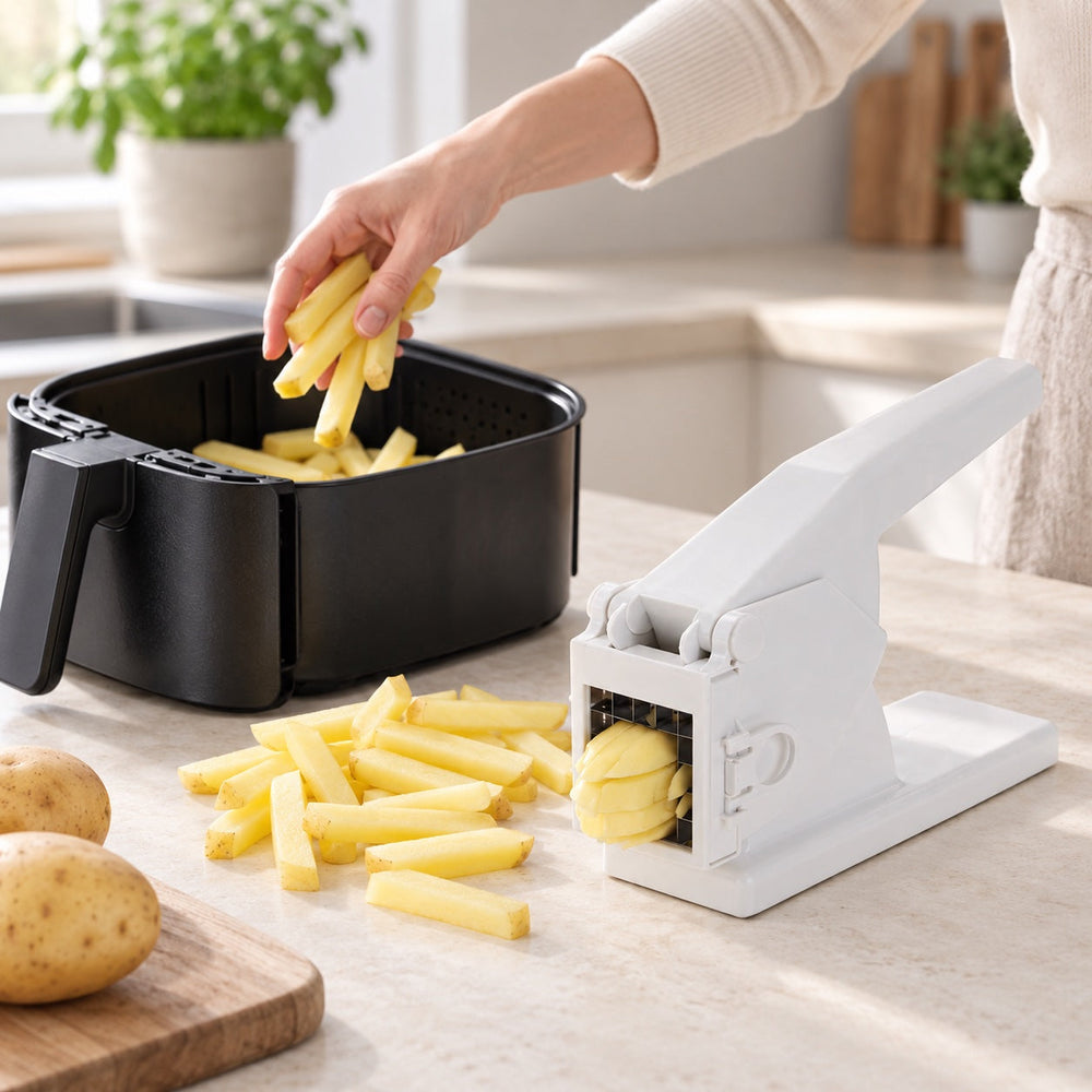 Pommes frites-skærer derhjemme