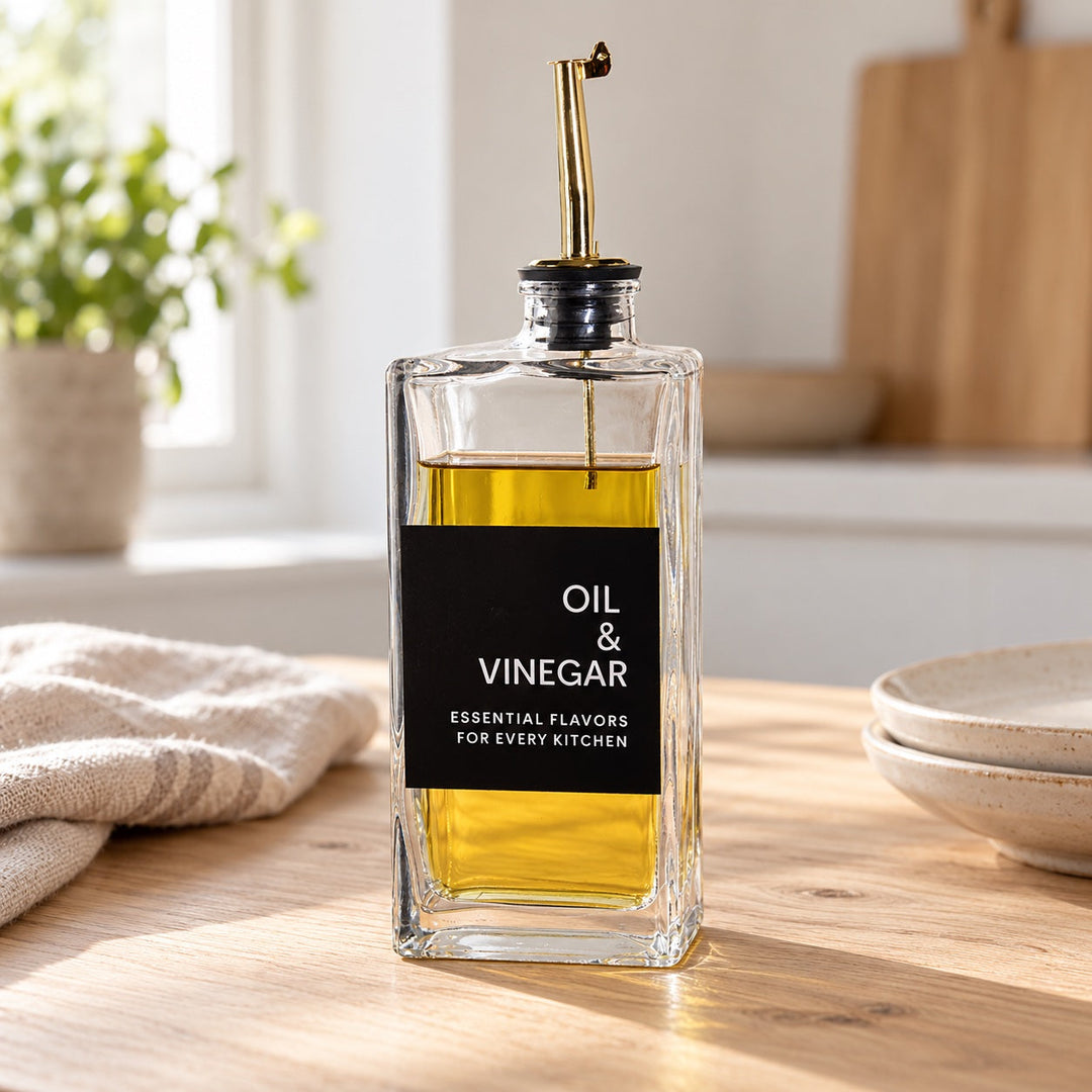 Olie- og eddikeflaske 500 ml derhjemme