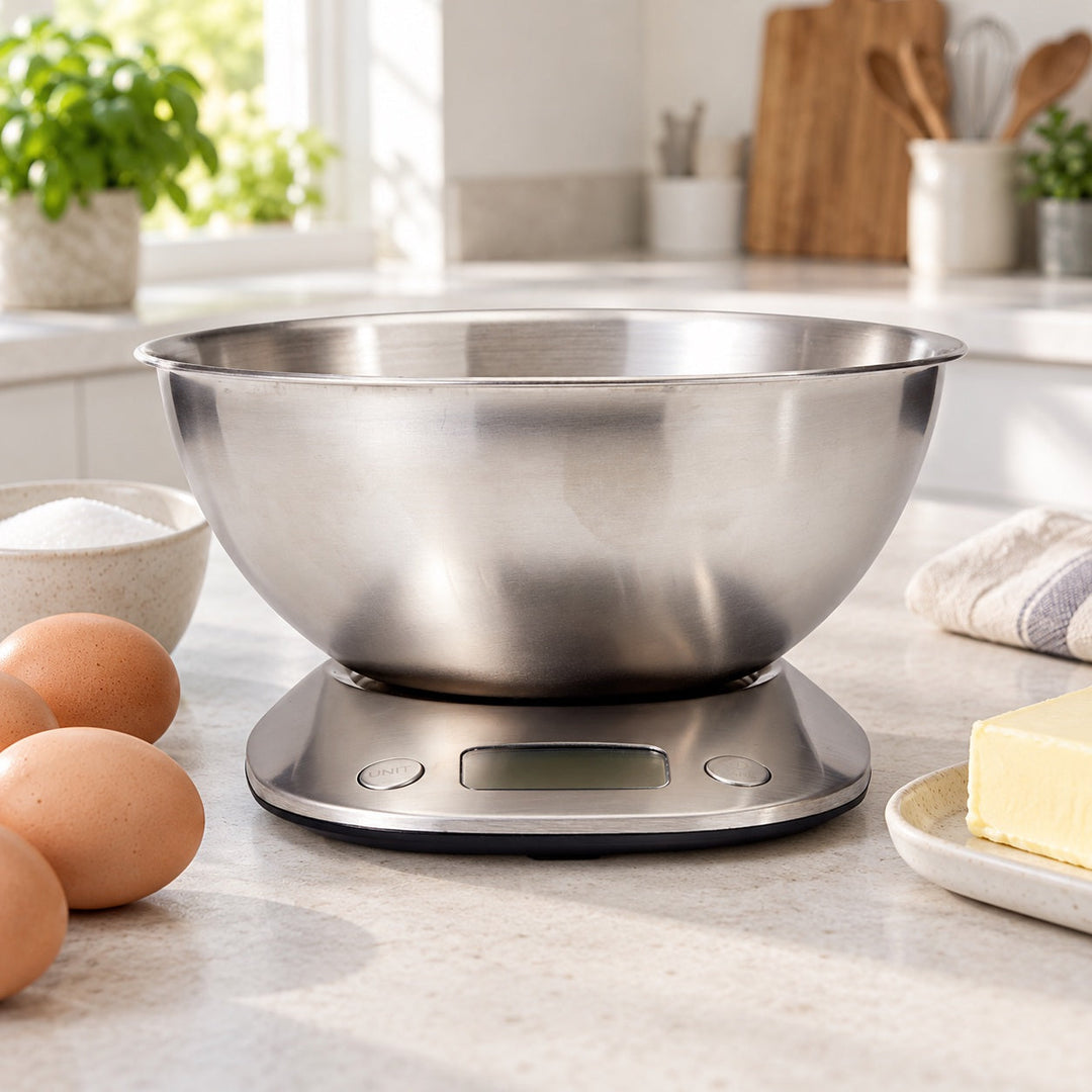 Køkkenvægt rustfrit stål derhjemme