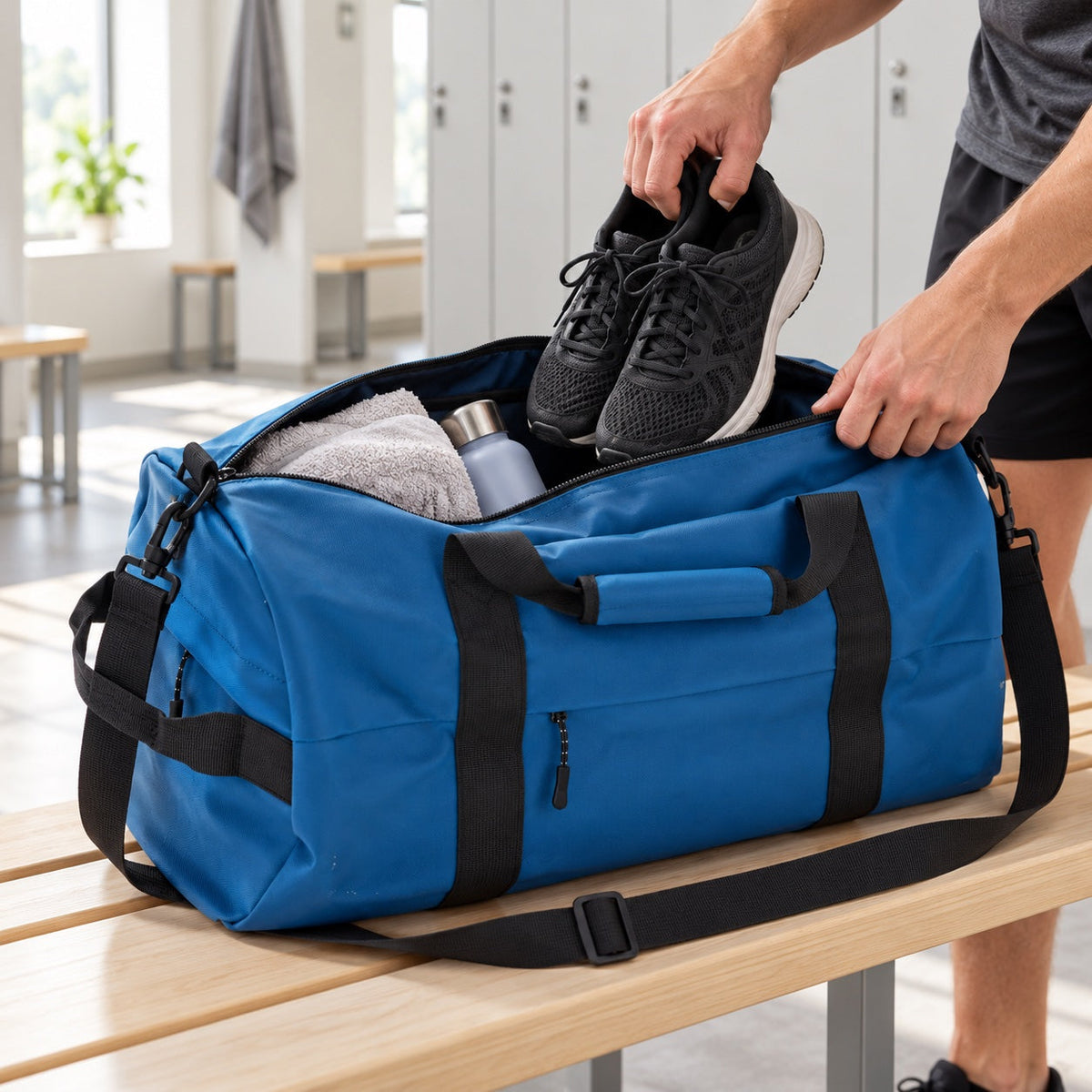 Sportstaske 40 liter ass. derhjemme