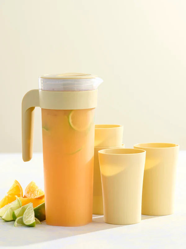 Day - Kanna 1,25 L med 4 glas 40 cl. blandade färger