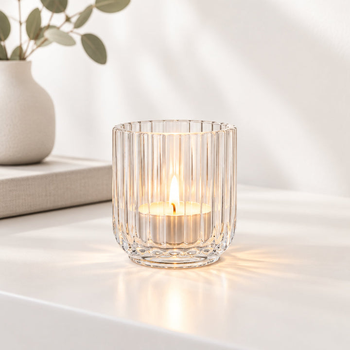 Lyngby - Värmeljusstake 6,5 cm klart glas