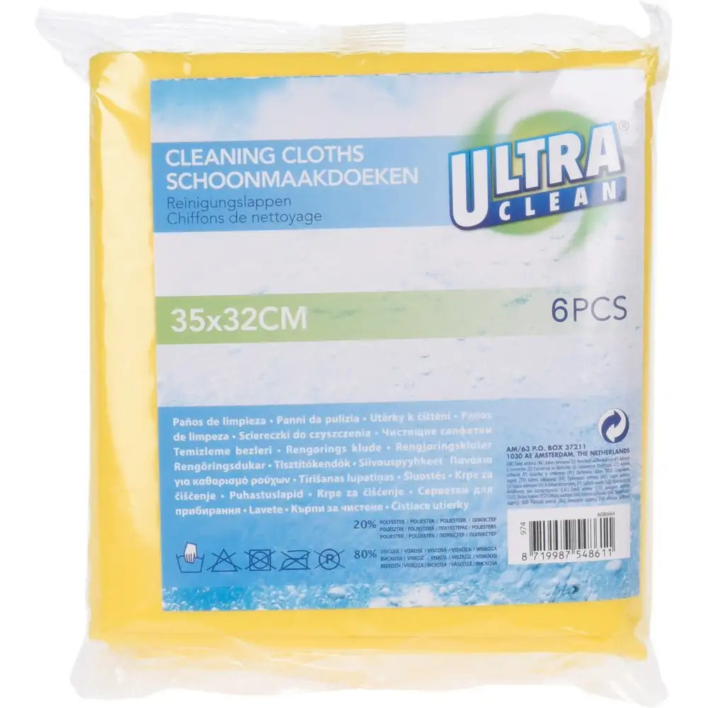 Ultra Clean - Rengöringsdukar - 6 st.