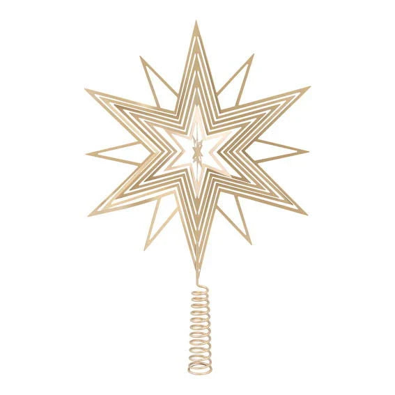 Det gamla apoteket - Toppstjärna 3D H31,50 cm guld