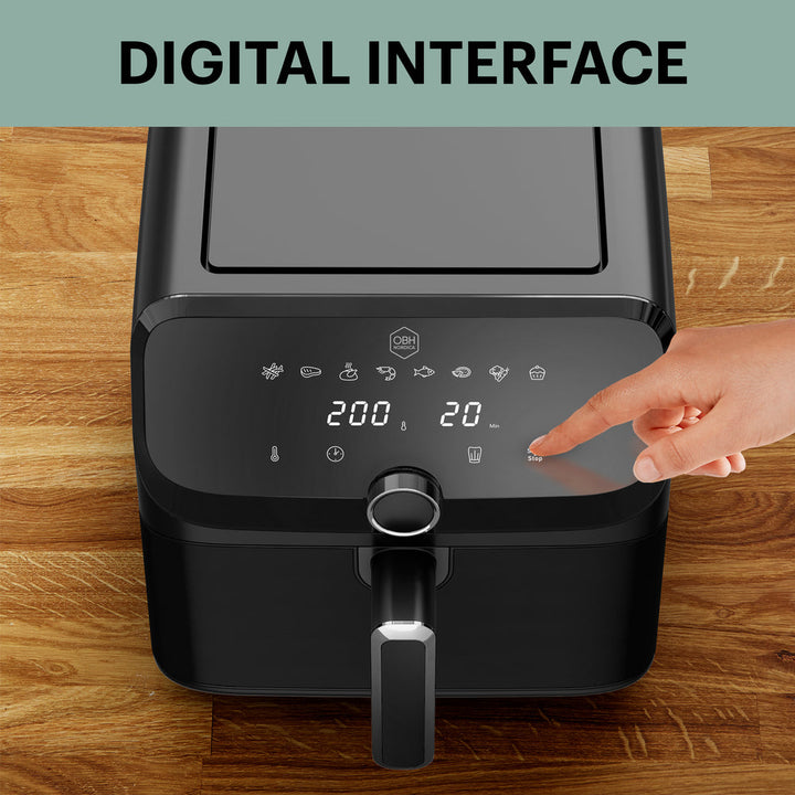 OBH Nordica - Easy Fry Mega Air Fryer 7,5 L svart