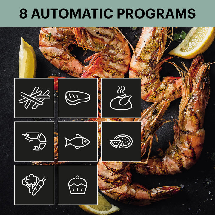 OBH Nordica - Easy Fry Mega Air Fryer 7,5 L svart