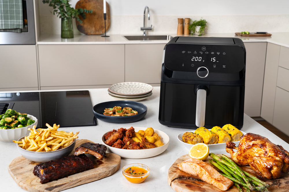 OBH Nordica - Easy Fry Mega Air Fryer 7,5 L svart