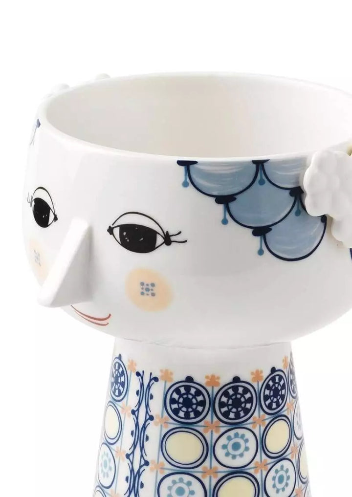 Bjørn Wiinblad - Eva Vas H18,5 cm blå