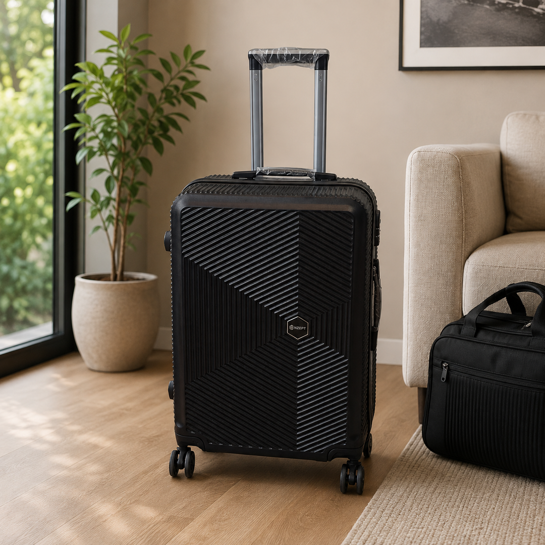 Conzept - Flightcase set svart ABS 3 delar 20"+24"+28"