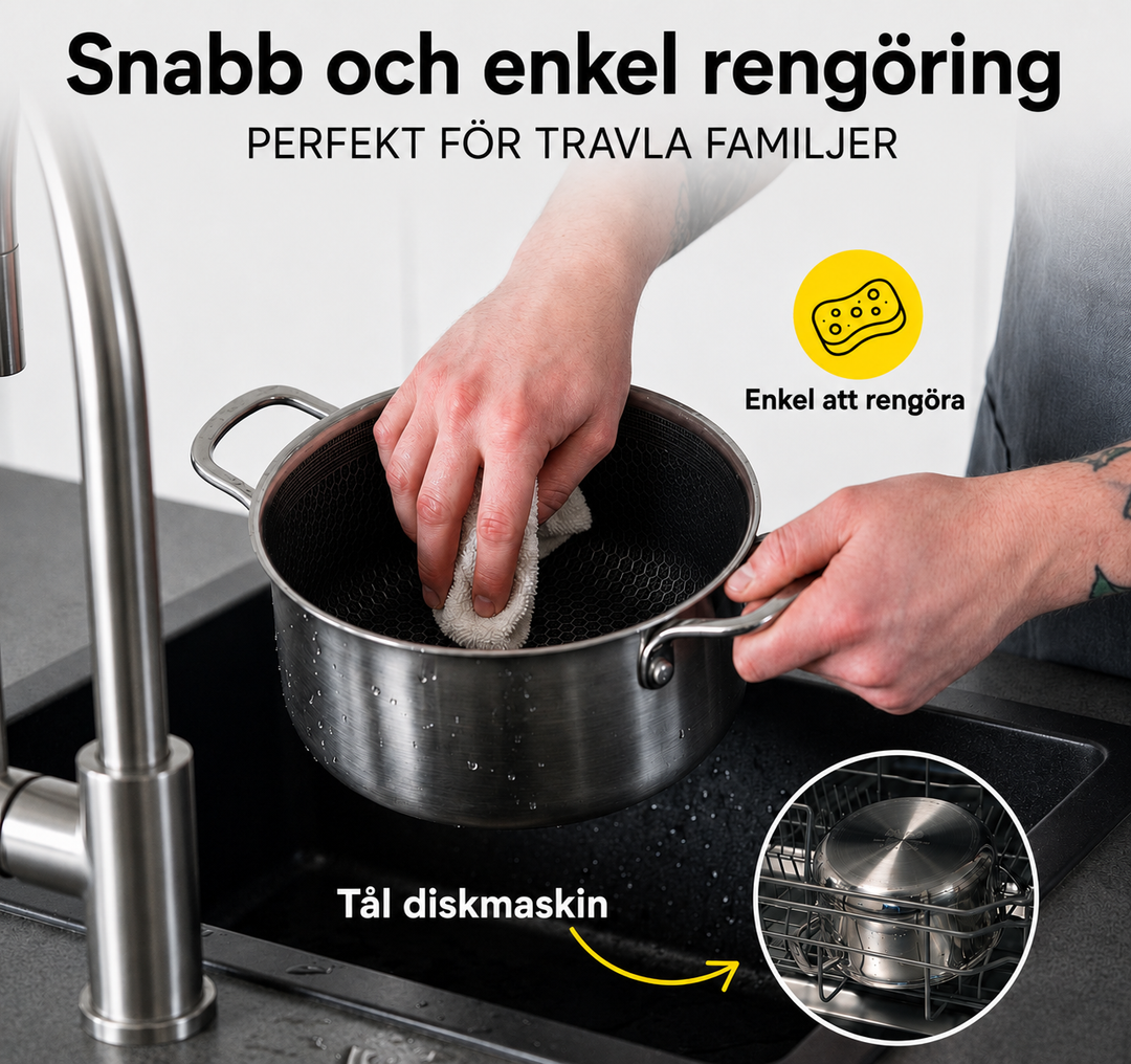 Miso - Hybrida grytset 1,6 & 3 L inkl. lock