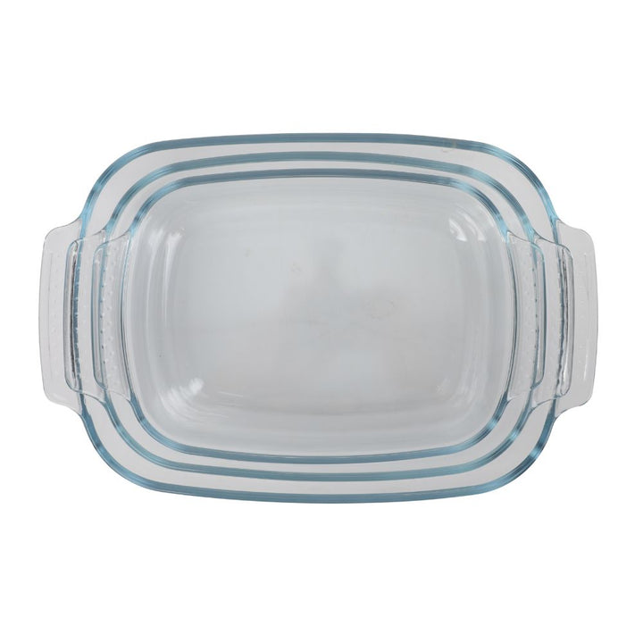Conzept - Ugnssäker glasform, set med 3 delar.