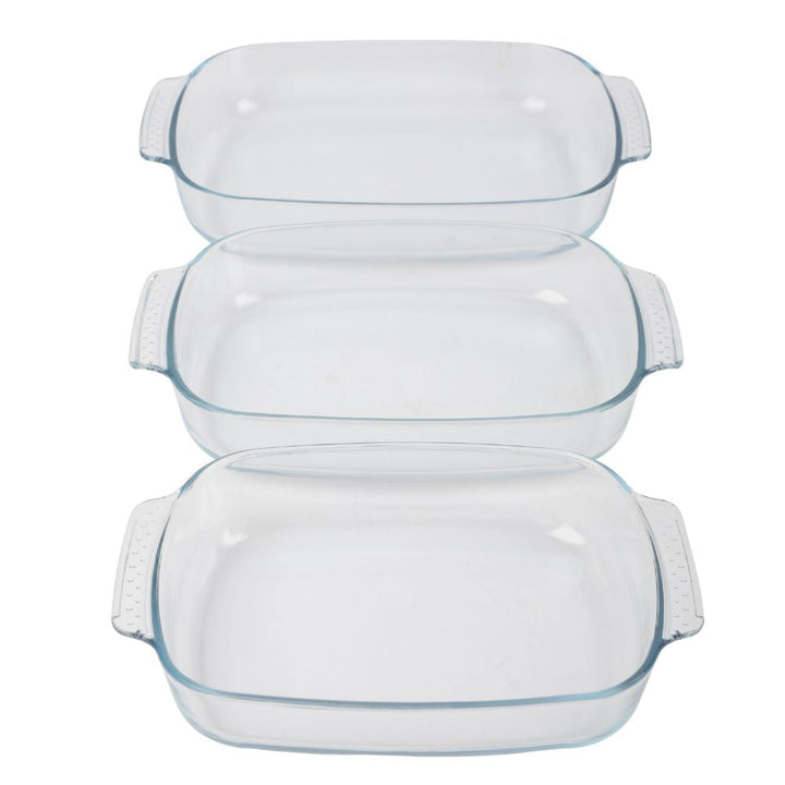 Conzept - Ugnssäker glasform, set med 3 delar.