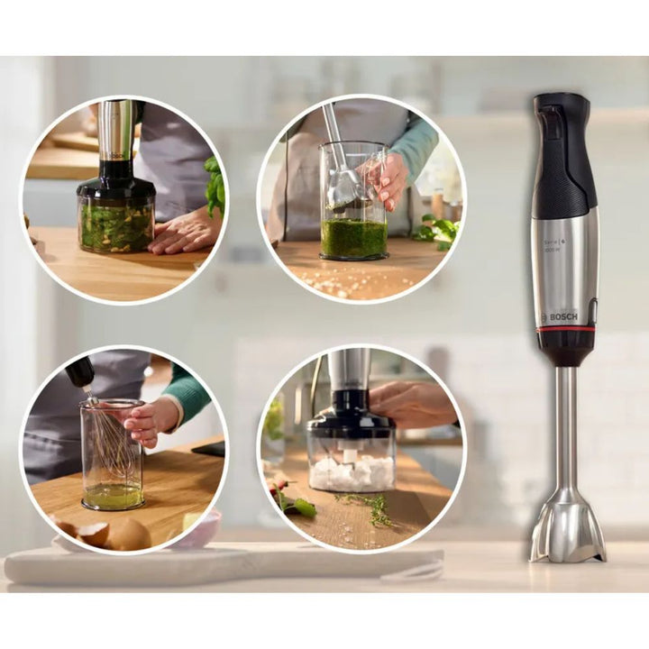 Bosch - Stavmixer 1000 W med minihackare och visp