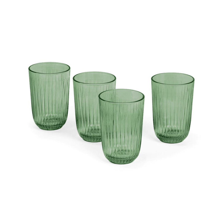 Kähler Hammershøi - Vattenglas 37 cl grön 4 st.