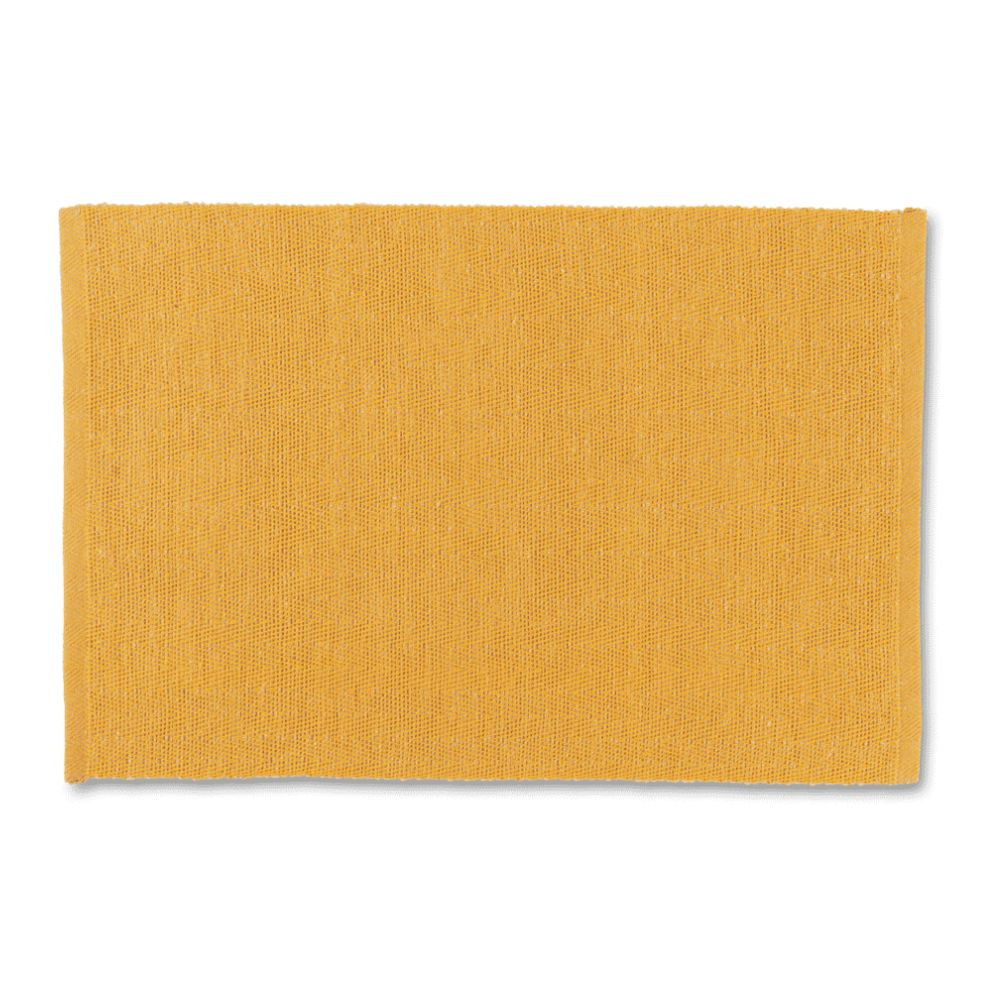 Lyngby porslin - Fiskbensmönstrad bordstablett 43x30 cm gul