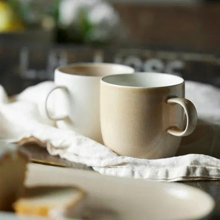 Studio Round - Mugg North 33 cl Matt vit/Matt sand