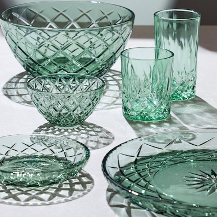 Lyngby - Glass Sorrento Skål Dia 12 cm 4 st. Grön