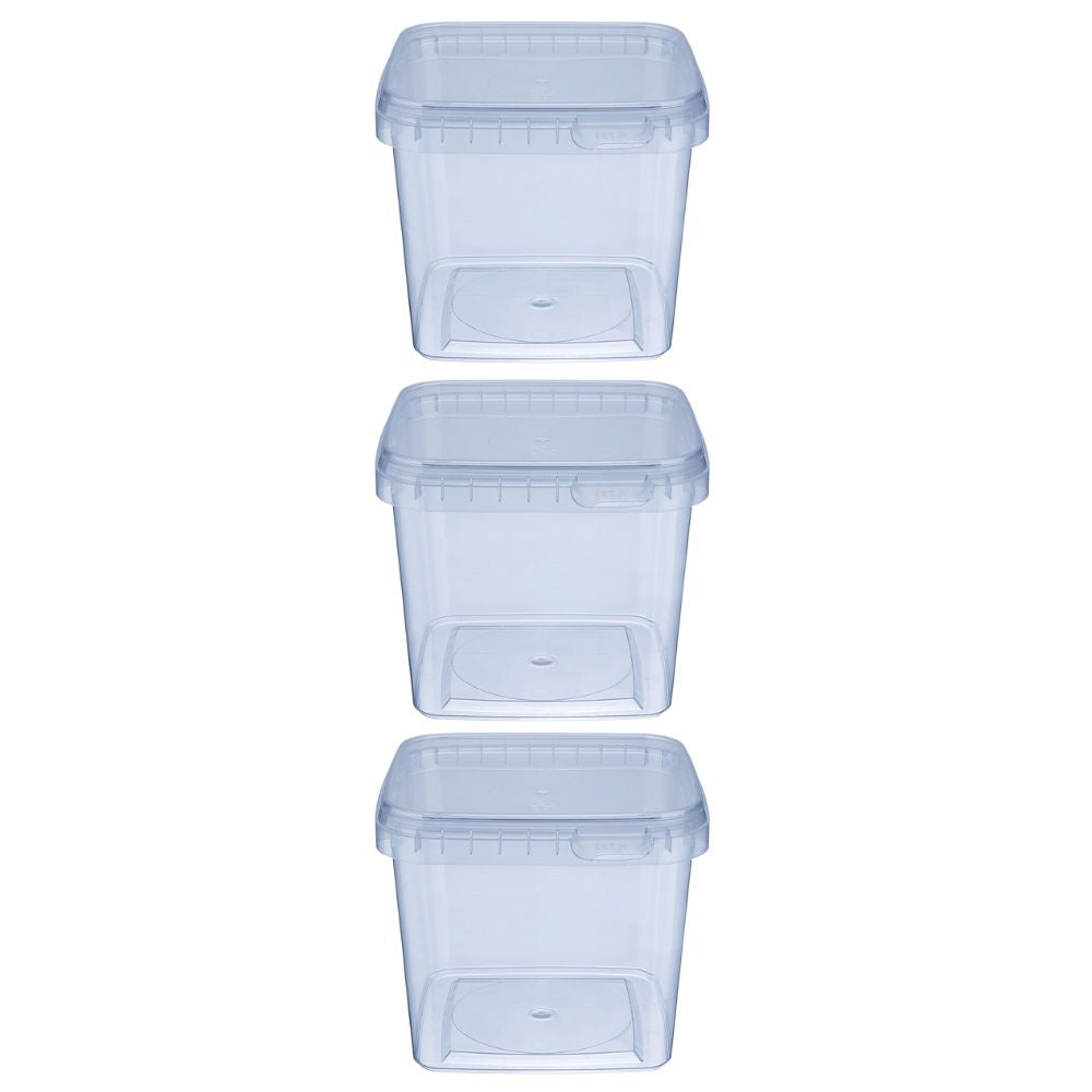 Condi hink 3-pack 1,15 L. med lock - 129x129 mm