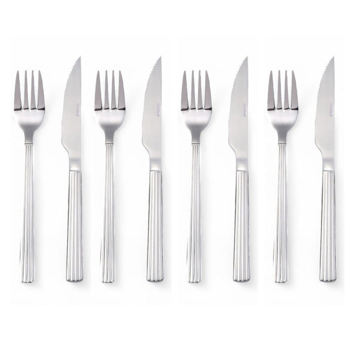 Aida - Groovy steakbestick 8 delar
